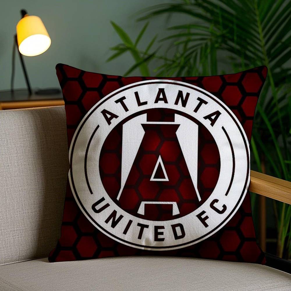 American Cities Atlanta Pillow Case Sofa Short Plush Double-sided HD Printing Room Home Office Gift Cushion Cover