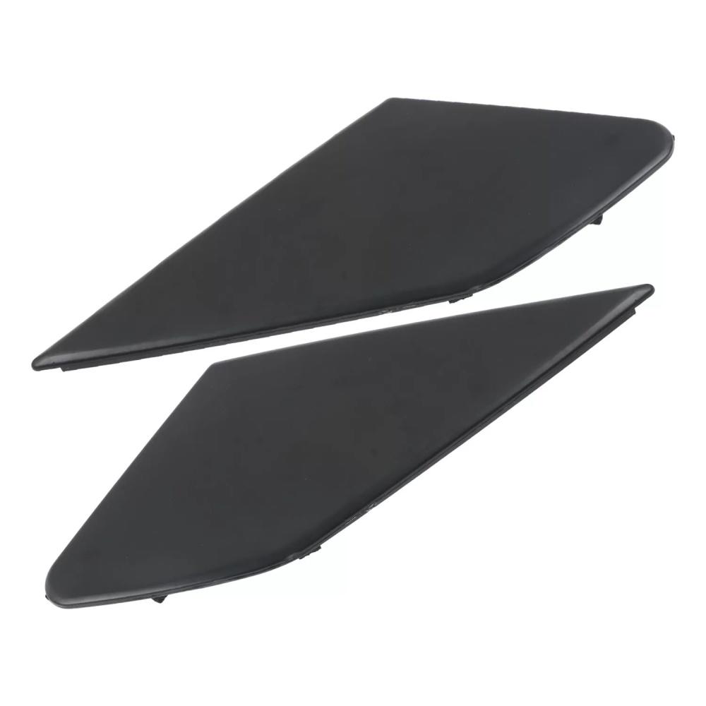 Left & Right Front Door Garnish Window Glass Plate Trim Cap For Honda Fit 2009-2