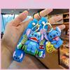 Entzückende Cartoon Stitch Schlüsselanhänger-Accessoires für Taschen und Geschenke Niedliche Paardeko