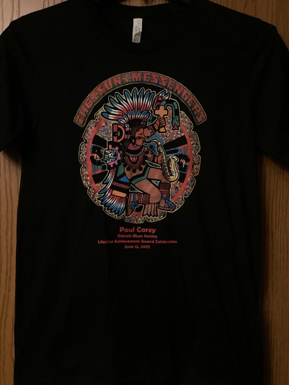 

The Sun Messengers - Detroit Dance And Party Band - 2022 Black Shirt -M - Canvas 4XL