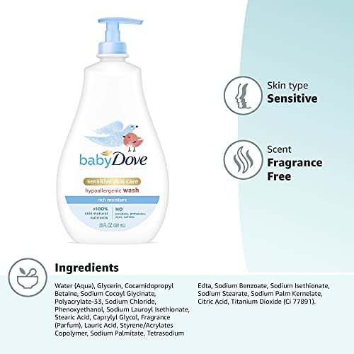 BABY DOVE PW Baby Dove Wash, Rich Moisture, 20 Oz