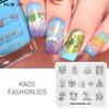 kads Nail Art Template Fashion Day&Night Dreamy Life Design Image Template Nail Stamp Templates Stamping Plates for Nail Art