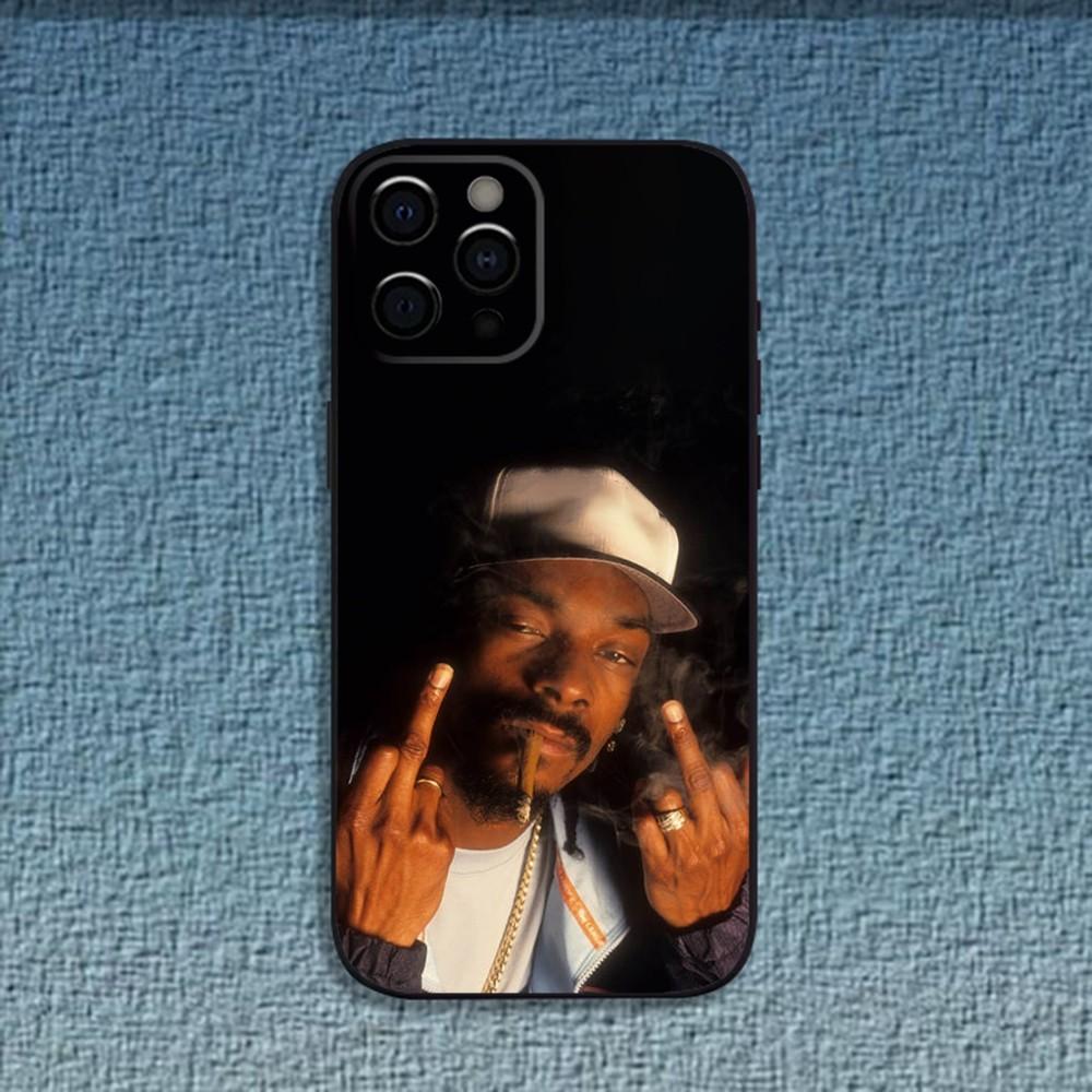 

Rapper S-Snoop D-Dogg Phone Case For iPhone 16,15,14,13,12,11,Pro,X,XS,Max,XR,Plus,Mini Soft Black Cover iPhone16plus