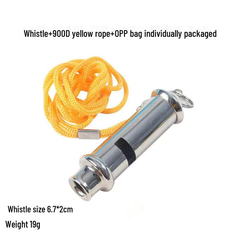 Coreless Metal Lifesaving Coach and Referee Whistle for Outdoor Survival and Training
