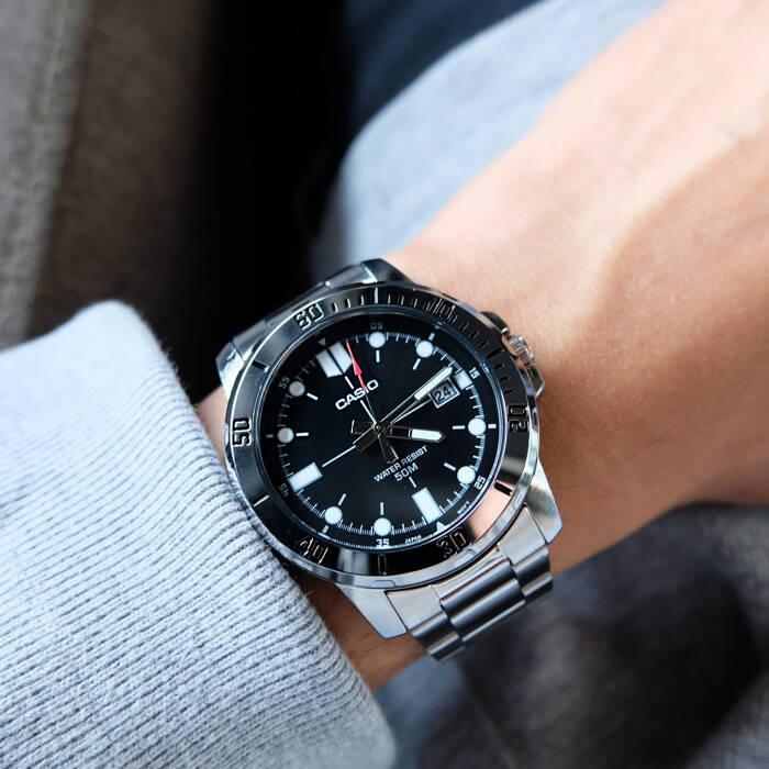 Herrenuhr Casio Mtp-Vd01D-1Ev (Zd185A) + Box
