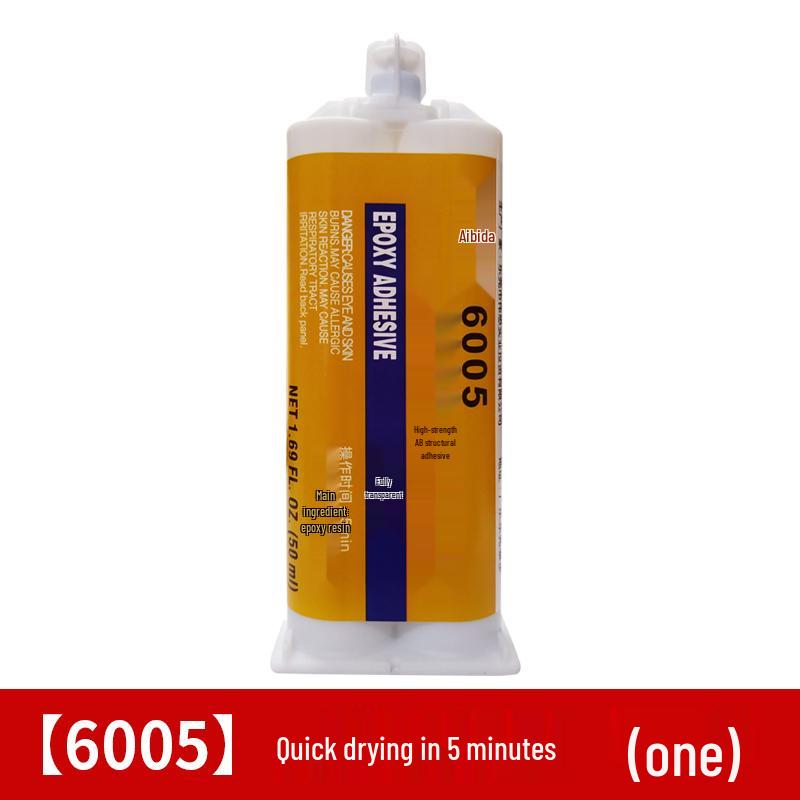 

Aibida 6005 Epoxy Resin AB Super Glue for Plastic, Wood, Metal, Glass, Stone, Ceramic, Acrylic