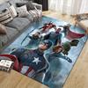 1pc Avengers Pattern Area Rug Soft Flannel Floor Mat for Living Room, Office, Bedroom, Outdoor and Camping, Sofa Coffee Table Floor Mat, Dec