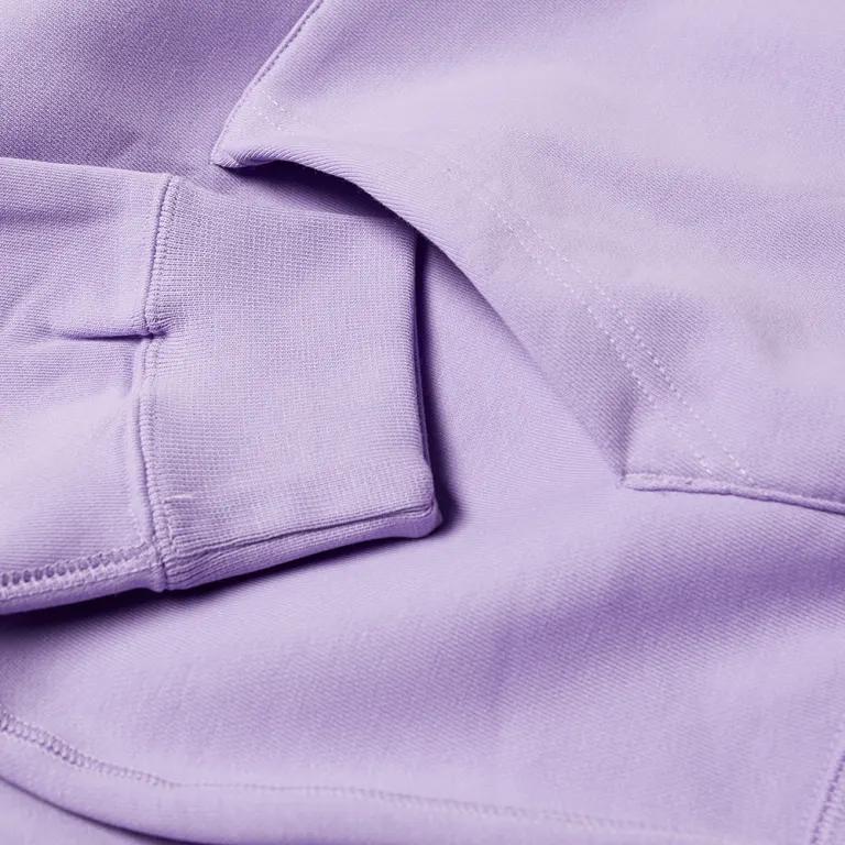 Nike Embroidered Logo Loose Fit Long Sleeve Hoodie Men hoodies Light-Purple CV0552-563