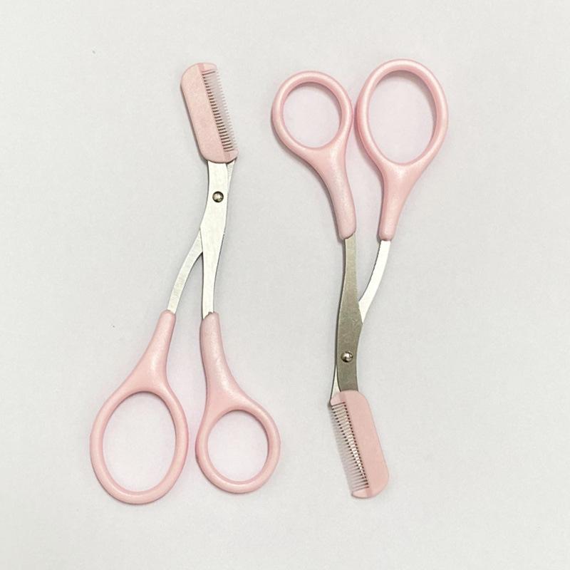 Eyebrow Trimming Knife Eyebrow Face Razor For Women Professional Eyebrow Scissors With Comb Brow Trimmer Scraper Accesso