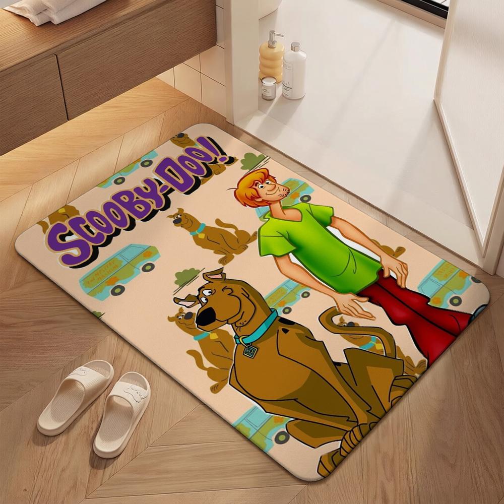 Scoobydoo Mystery Inc Gang Adventure Indoor Rug Nonslip Easyclean Carpet For Living Room Bedroom Hallway Home Decor Birthday Gift