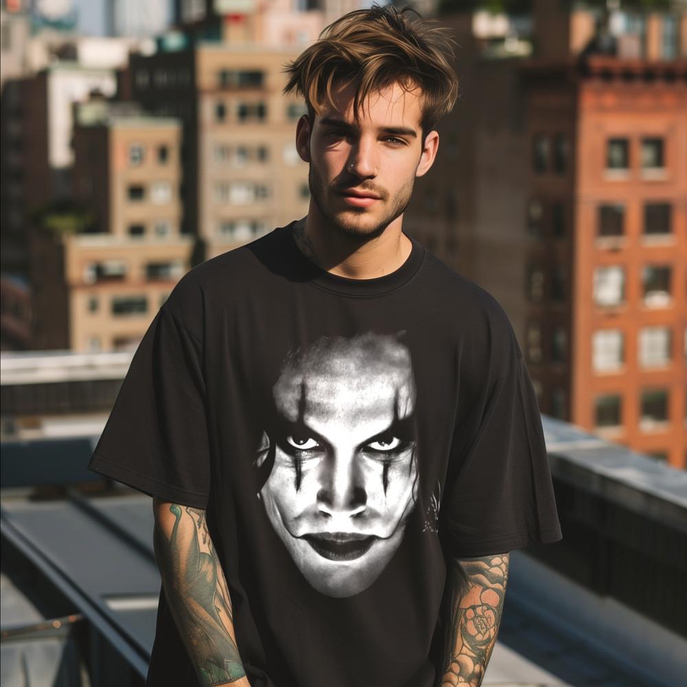 

The Crow TShirt Iconic Brandon Lee Tribute Movie Fan Black Tee Unisex T-Shirt XXXL