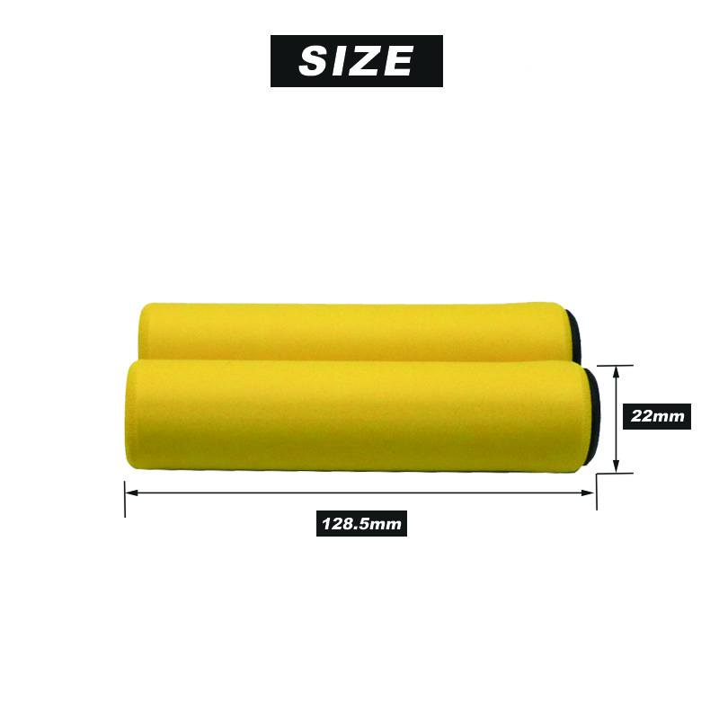 2pcs Bike Handle Bars Silicone Sponge Grips Soft Anti-skid Shock-absorbing Road Bicycle Scooter Handlebar Cycling Accessories