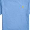 Polo Ralph Lauren Kids SS22 Effen Logo Geborduurd Ronde Hals Korte Mouw T-Shirt Kinderkleding Blauw 323832904-112