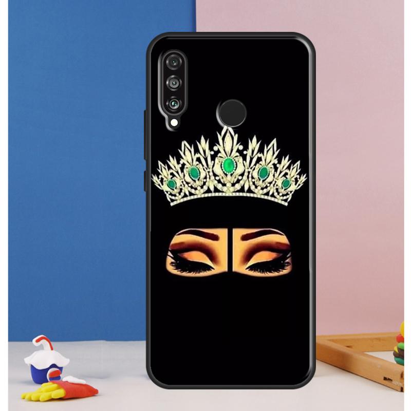 Arabic Muslim Islamic Girl Eyes Case For Huawei Nova Y73 Y72 Y70 Y90 Y60 Y61 Y91 12s 12i 11i 8i 9 10 SE P30 P40 Lite P60 Pro