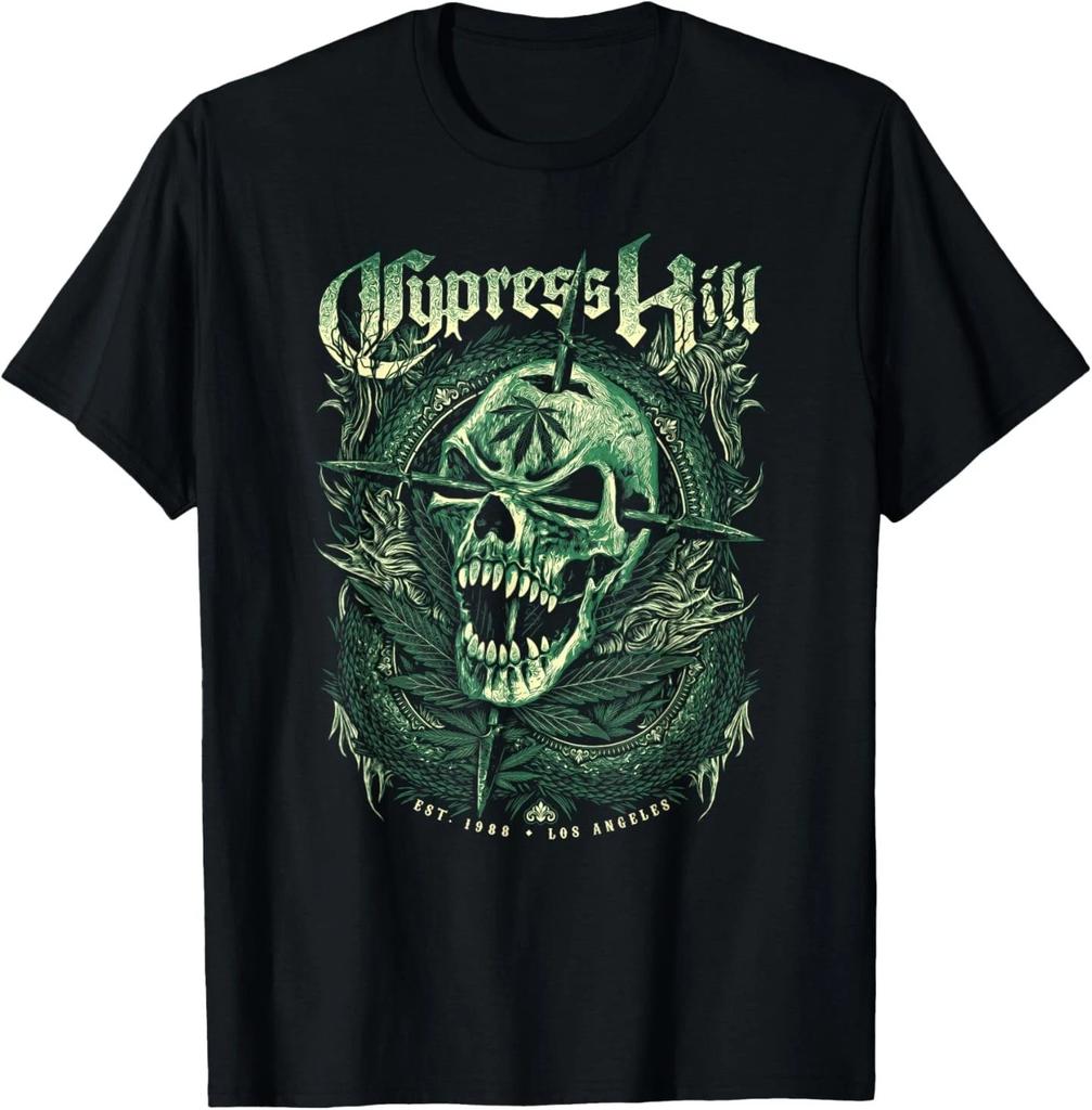 Cypress Hill - Green Skull T-Shirt