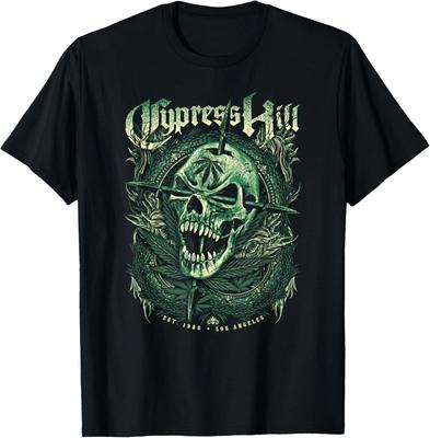 Cypress Hill - T-shirt Teschio Verde