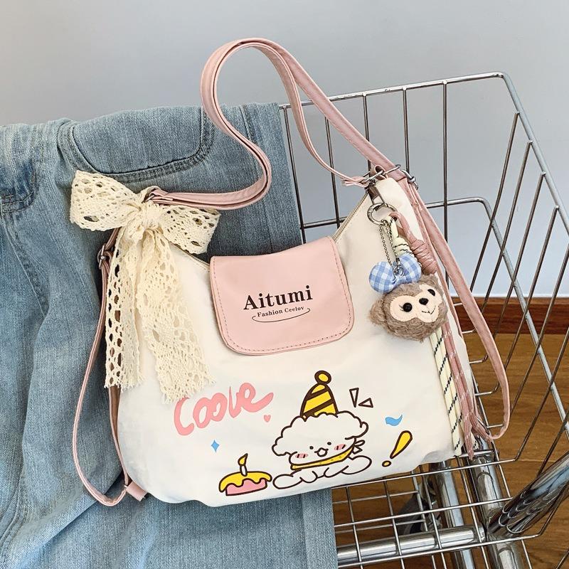 New cute niche fashion simple commuting texture versatile shoulder bag summer new women's bag tide