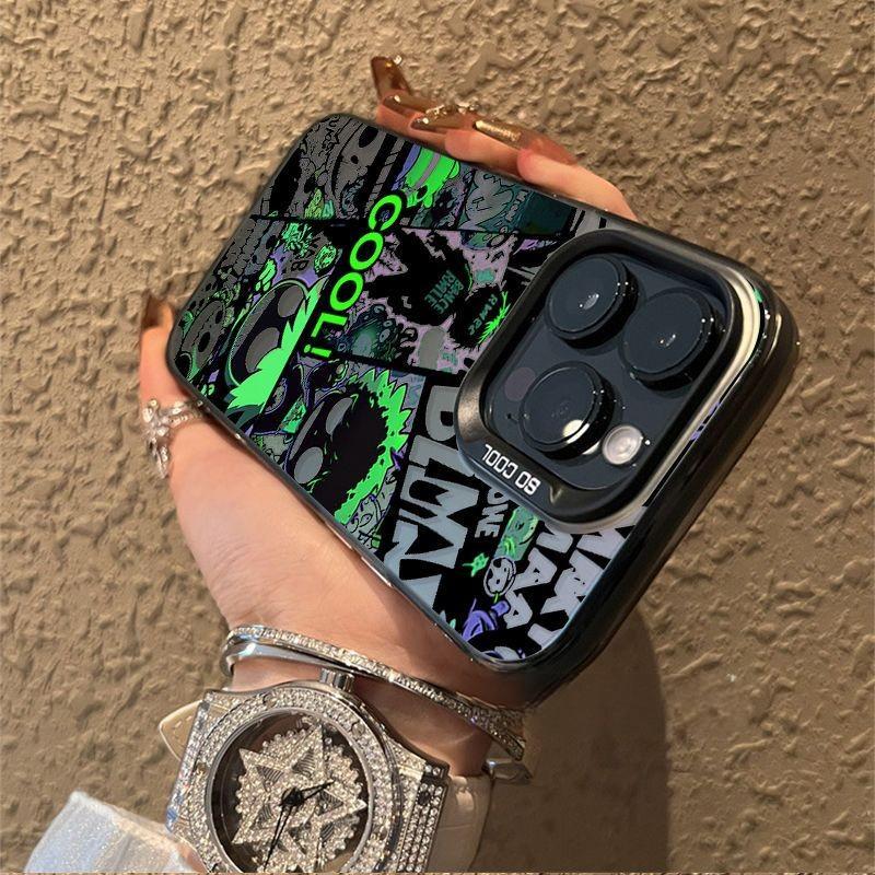 Suitable for Apple 11promax Phone Case iPhone11pro Acrylic 11 Dark Anime Illustration Hip Hop
