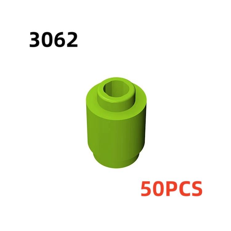 50 SZTUK 3062b 30068 35390 3062 Akcesoria 1x1 Cylindryczna Cegła DIY Budynki Bloki Zabawki Edukacyjne Zabawka Miejska