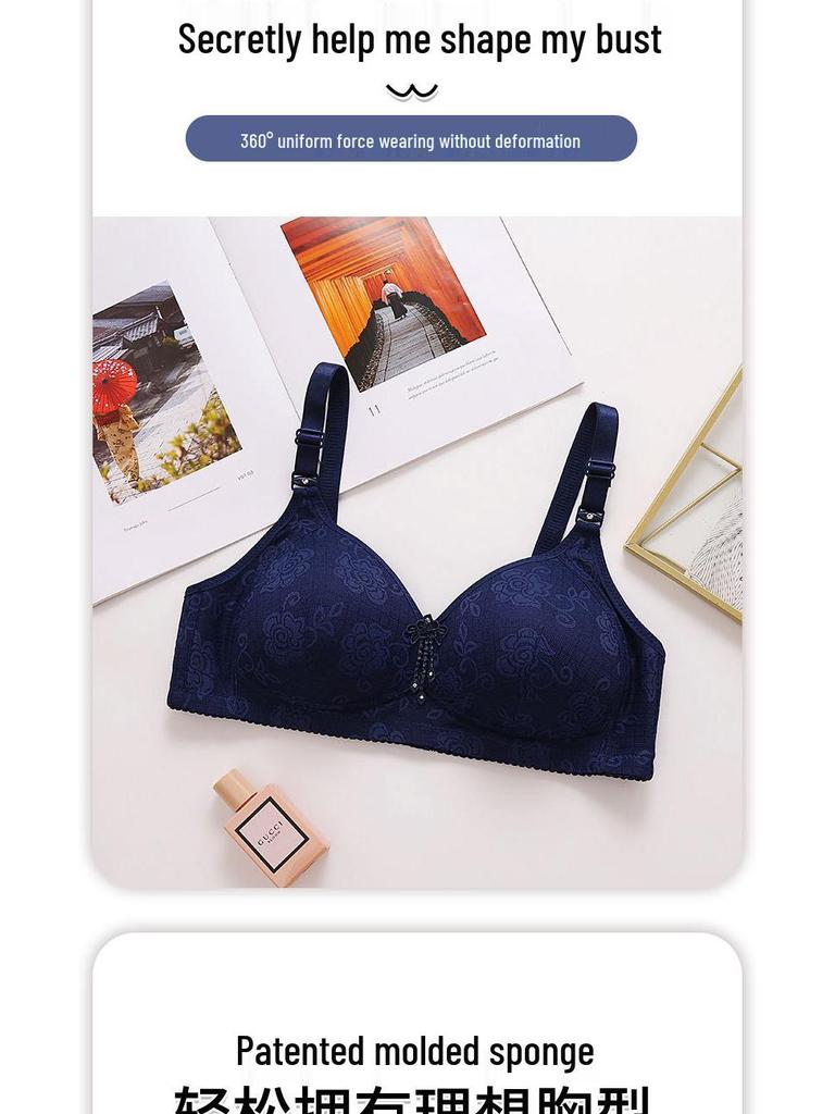 3-Piece Comfortable Lace Sports Bra Set for Women - Plus Size Cross-Back Design