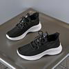 2025 summer ins Korean version of the new fly-woven women's shoes student sports running casual shoes breathable height-increasing shoes F987