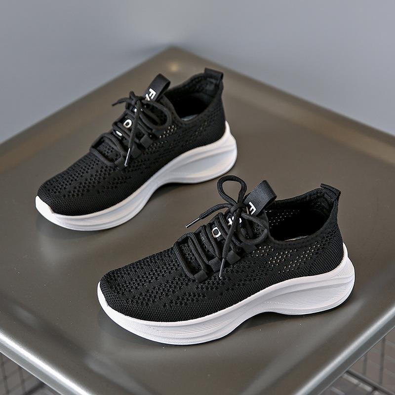 2025 summer ins Korean version of the new fly-woven women's shoes student sports running casual shoes breathable height-increasing shoes F987