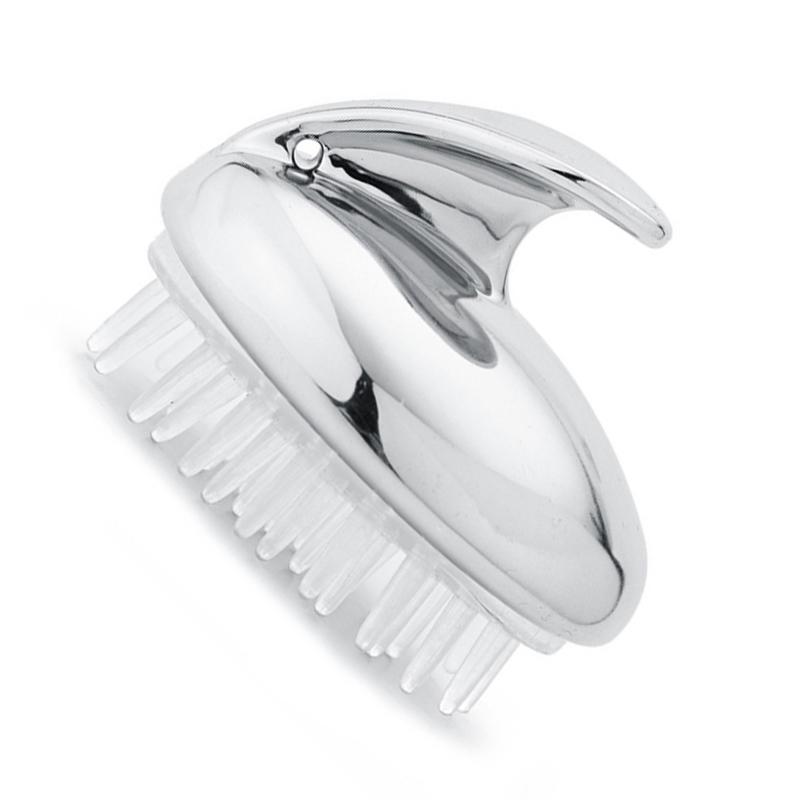 

Щетка для волос мягкая силиконовая съемная глубокая очистка уменьшение перхоти массажная щетка для кожи головы синяя серебряный