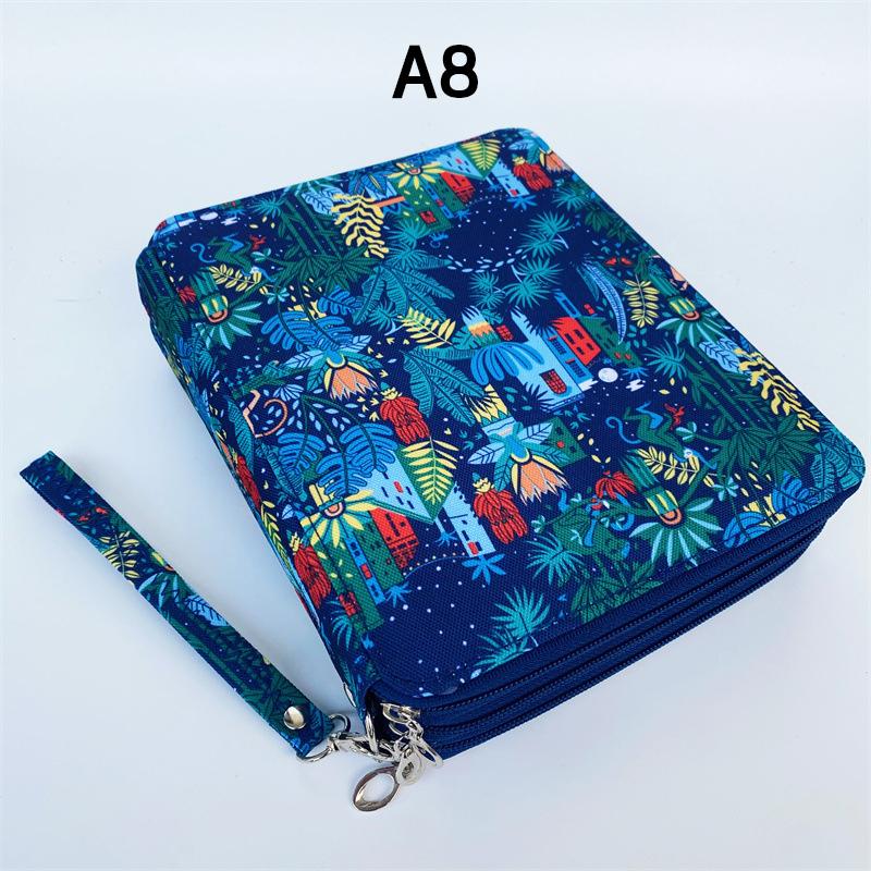

2025 New Colored Pencil Case- 120 Slots Pencil Holder Large Capacity Pencil Organizer with Handle Strap Handy Colored Pencil Box 20x6x24cm