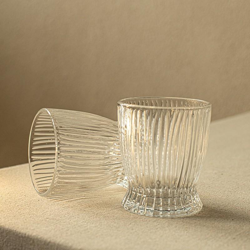 Nordic Retro Style Glass High Value Household Water Cup Juice Cup Beer Cup Wind Transparent Whisky Cup