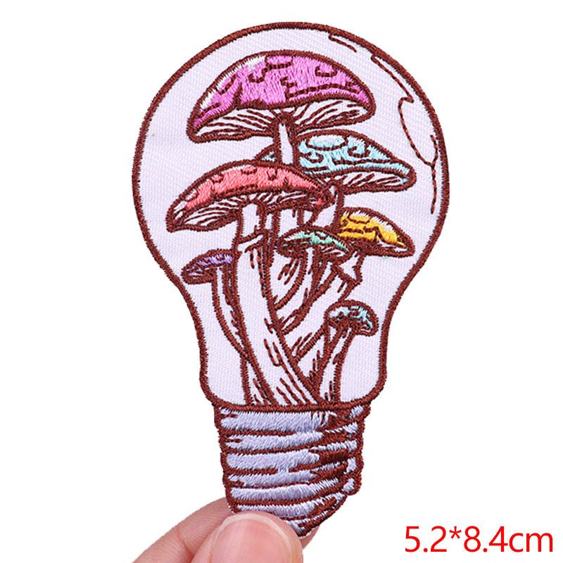 Outdoor/Adventure Embroidey Patch DIY Cartoon Sun Iron On Embroiderd Patches For Clothing Sew Stickers Badge Decoration