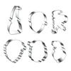 Yousheng Santa Claus Cookie Cutters Stainless Steel Baking Mold for DIY Christmas Cookies Cakes Non-Stick Holiday Baking Tool