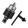 3 Jaw Chuck For Light Duty Drill Chuck Adapter 49*19mm Magnetic Drill Chuck Drill Chuck With Key Steel Material 3pcs Set