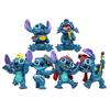 Dancing Singing Stitch Ice Cream Food And Music Theme Mini Model Set Decoration