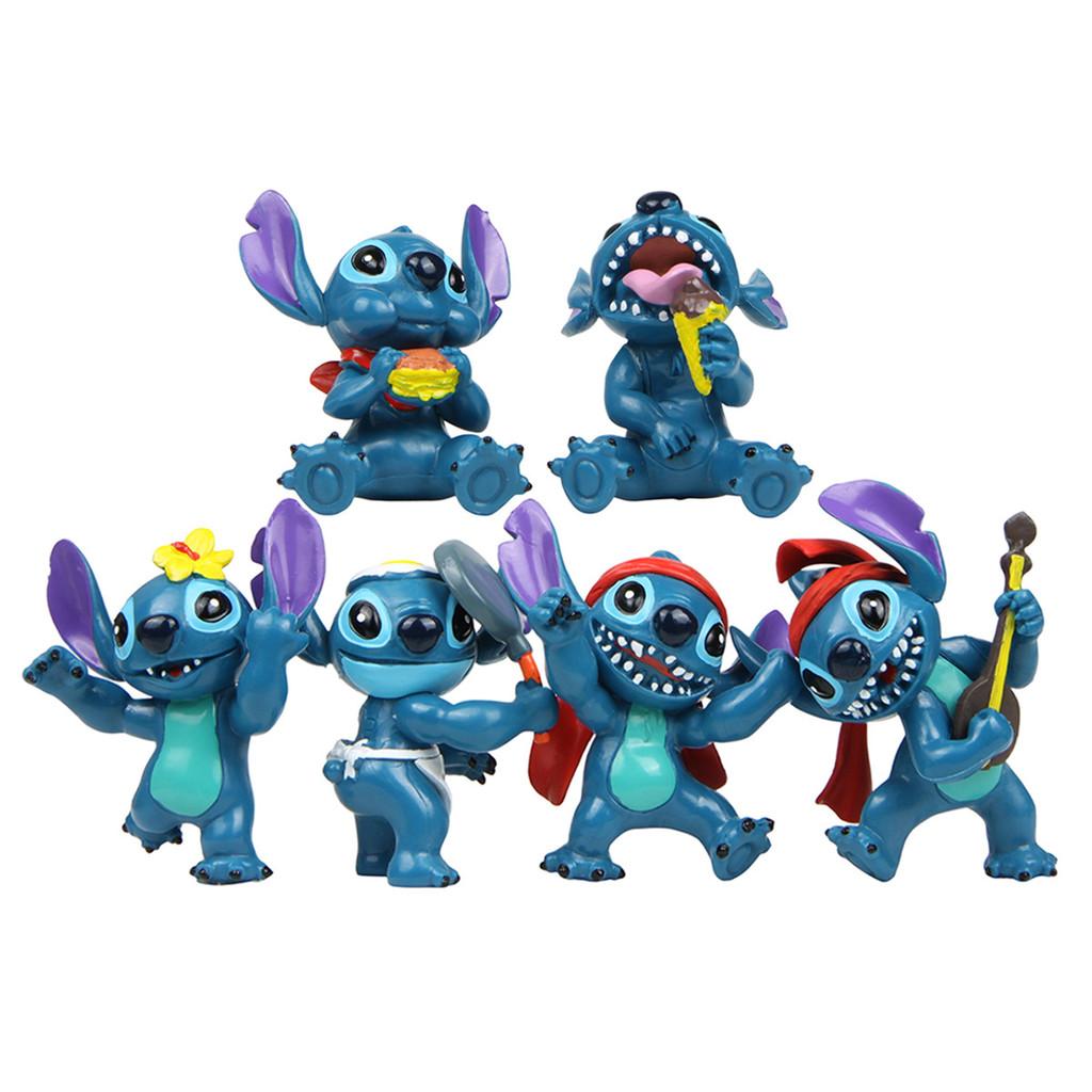 Dancing Singing Stitch Ice Cream Food And Music Theme Mini Model Set Decoration