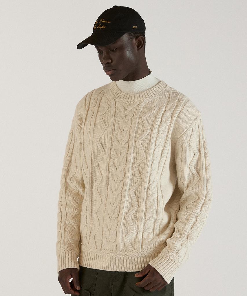 Pilpeu Cable Classic Knit 30(Ivory)