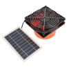 Ventilator Solar de Evacuare Monocristalin 10W Ventilator de Ventilație cu Panou Solar cu Plasă de Protecție pentru Rotund