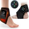 Universal Electric Ankle Massager Vibration Hot Compress Foot Massager Support Brace Ankle Heating Pad With Massage
