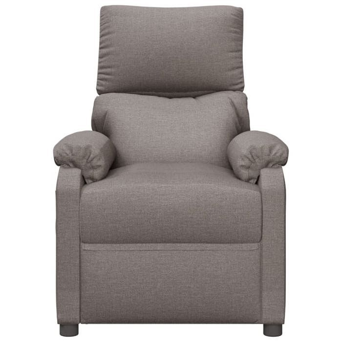 VidaXL Fauteuil inclinable Taupe Tissu 342458