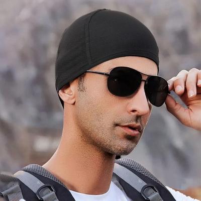 Motorradhelm-Innenkappe, schnelltrocknende, atmungsaktive Mütze, Rennmütze, Unterhelm-Beanie-Kappe, Motocross-Motorhelm-Sportmütze