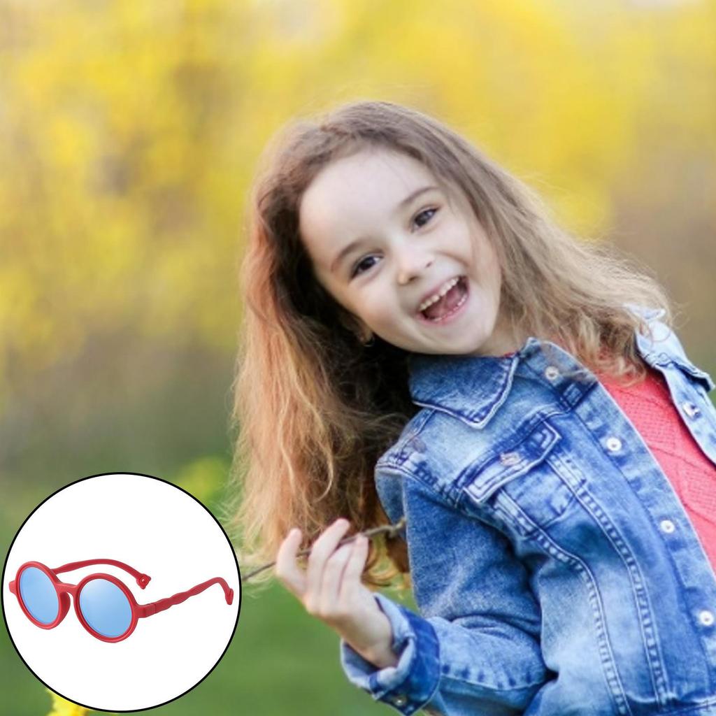 Cute Kids Sunglasses Beach Traveling Party Boys Girls Polarized Lens Glasses Light Weight Eyewear