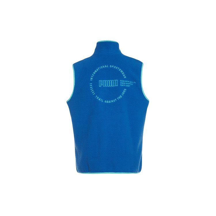 Puma Теплый повседневный жилет с вышитым логотипом и воротником-стойкой — фото 2