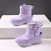 Anti-slip Shoes for Children, Padded Snow Boots, Thick-soled Warm Shoes
