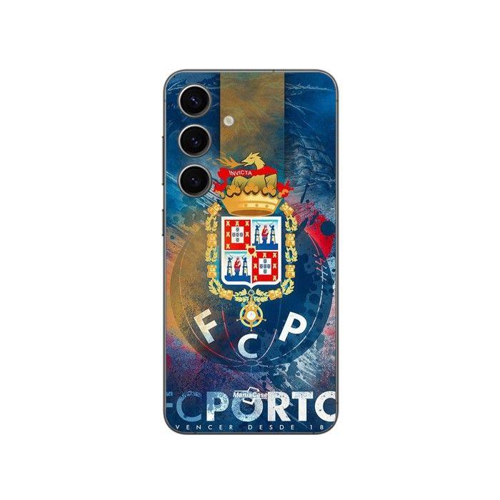 Coque pour Samsung Galaxy S25 FCP PORTO FOND BLEU