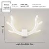 Creative Modern Horn LED Wall Lamp for Children's Bedroom and Bedside