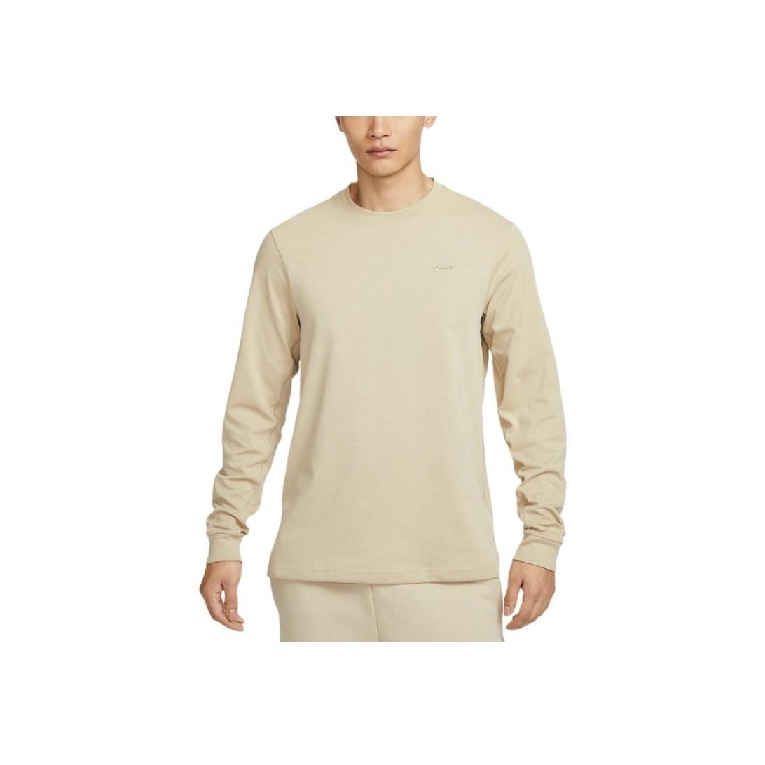 

Nike Logo Long Sleeve Solid Color Crewneck Sweatshirt Men sweatshirt Khaki FB8586-251 XXL