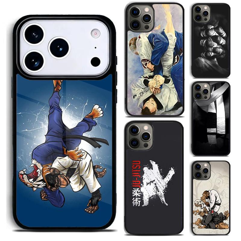 BJJ Brazilian Jiu Jitsu soft Phone Case For iPhone 17 16 15 14 13 12 11 Pro Max Plus 17Air Soft Silicone Cover