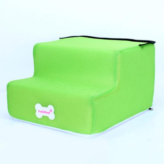 Pet Ladder 2 Step Non-slip Fabric Sturdy Dog Climbing Ramp for Puppy