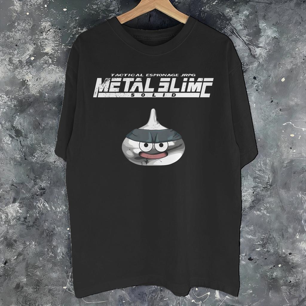 Summer Dragon Quest slime T Shirt for Unisex Women  Cotton Tshirts Short Sleeve Clothes