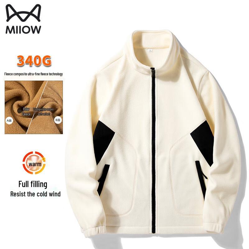 MiiOW Men's Thickened Outdoor Fleece Jacket