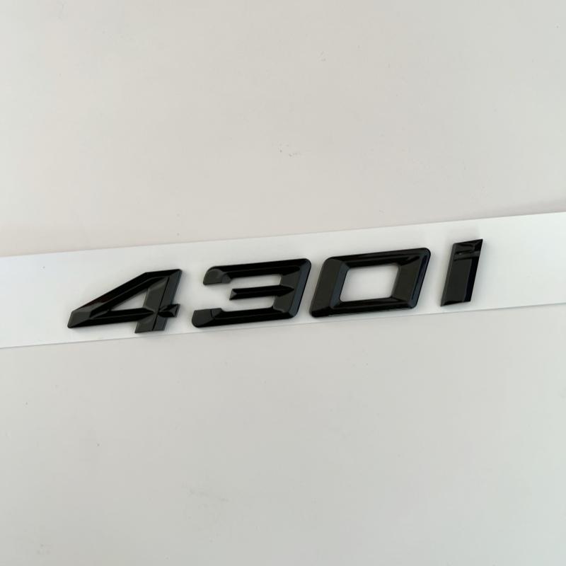 Car 3D ABS Trunk Letters Logo Badge Emblem Styling Decals Sticker For BMW 4 Series 420i 425i 428i 430i 435i 440i F30 F32 F33 F36